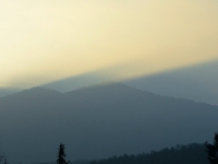 Sonnenaufgang hinter dem Hochblauen